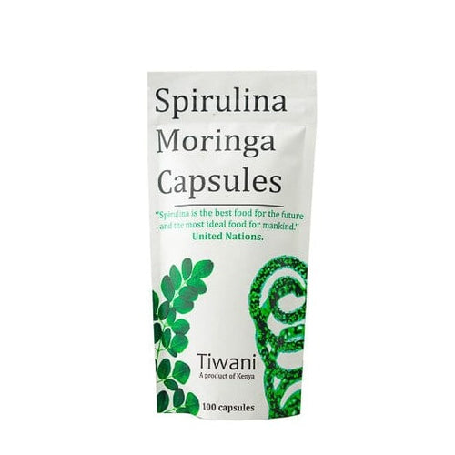 Tiwani Spirulina Moringa Capsules at zucchini